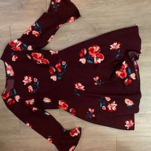 FLORAL MIDI DRESS